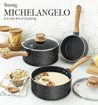 MICHELANGELO Saucepan Set, Nonstick Sauce Pans - Image 6