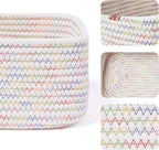 MiniArk Small Storage Baskets for Organizing | Closet Organizer Bins | Shelf - Image 2
