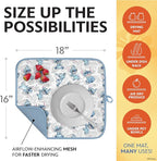Disney Dish Drying Mats for Kitchen Counter – 16" x 18" Absorbent Kitchen - Image 3