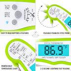 Zulay Instant Read Food Thermometer - Image 4