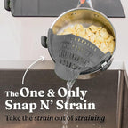 Silicone Pot Strainer, Emptycolor Adjustable Clip On Strainer - Image 5