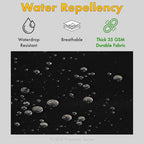TOSHE Funny Apron Waterdrop Resistant Cotton Apron - Image 4