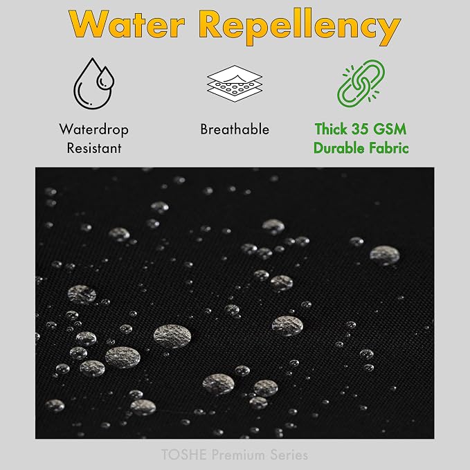 TOSHE Funny Apron Waterdrop Resistant Cotton Apron - Image 4