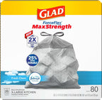 Glad ForceFlex MaxStrength Kitchen Trash Bags, 20 Gal, Fresh Clean Febreze - Image 13