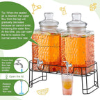 Honeydak 1.5 Gallon Glass Beverage Dispenser - Image 4