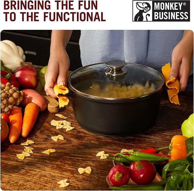 Monkey Business Farfalloni-Shaped Pot Holders – Mini Silicone Pinch Mitts | Fun - Image 3