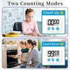 ZILLEEN Classroom Timers for Kids Classroom Magnetic Digital Kitchen Timers for - Image 4