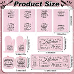 Fourluoo 10 Pcs Farmhouse Kitchen Decor and Accessories Set 4 Kitchen Towels 2 - Image 3