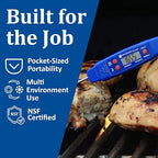 San Jamar Escali IPX7 Waterproof Digital Thermometer – THDGWP -40°F to 450°F - Image 7
