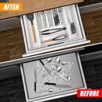 Bellsal Large Premium Bamboo Silverware Organizer - Image 3