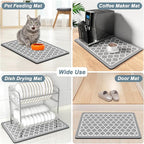 Rnivvi Coffee Mat, Hide Stain Rubber Backed Absorbent Dish Drying Pad - Image 7