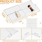 Yieach 4 Pack Adjustable Narrow In Drawer Spice Organizer - Image 2