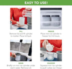 Tovolo Mini Ice Cylinder- Squeeze & Release- Set of 2 - Image 3