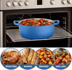 E-far 5QT Oval Dutch Oven Pot - Image 5