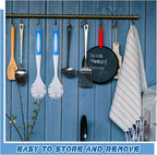 Hsei 30 Pcs Blue Kitchen Scrub Dish Brush Bulk - Image 5