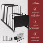 Cuisinel Pot Lid and Dish Organizer Rack - Image 2