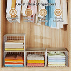 Closet Organizers And Storage Shelf, Widened Opening, Heightened Height - Image 3