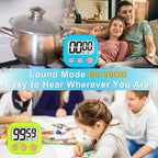 ZILLEEN Classroom Timer for Kids Teachers 4 Pack Digital Timers - Image 3