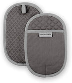 KitchenAid Asteroid Pot Holder 2-Pack Set, Charcoal Grey by KitchenAid