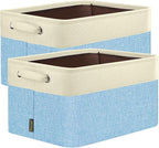 BALEINE 2 Pack Fabric Closet Storage Bins by BALEINE