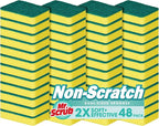 Mr. Scrub Sponges Kitchen Scrub Dish Sponge Scouring Pad, 48 Pack Cleaning by MrScrubCleaninghelpers