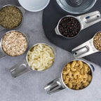 Set of 7 Heavy Duty Measuring Cups, 18/8 Stainless Steel - Image 8