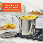 IMUSA 16Qt Stainless Steel Stock Pot - Image 5