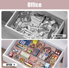 Plastic Drawer Organizers, Bathroom and Vanity Organizer Plastic Tray, Makeup - Image 6