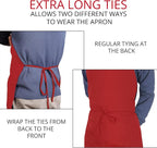 Utopia Kitchen 2 Pack Bib Apron, Adjustable - Image 6