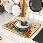 Colorful Books Kitchen Drying Mat - Image 5