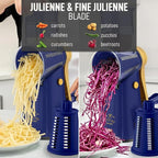 Zulay Kitchen Rotary Cheese Grater 5 Blade Cheese Shredder - Image 6