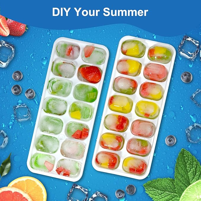 Ice Cube Tray, Ice Cube Trays for Freezer 4 Pack - Image 5