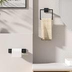 FORIOUS Toilet Paper Holder Set Wall Mount, SUS 304 Stainless Steel Pivoting - Image 2