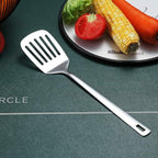 Stainless Steel Spatulas, Berglander Slotted Turner, Metal Turner - Image 2