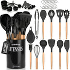 PriorityChef Silicone Cooking Utensil Set by PriorityChef