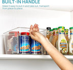 Vtopmart Clear Plastic Storage Bins, Countertops, Freezer Organization and - Image 4