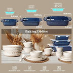 Artena Casserole Dishes For Oven, Ceramic Baking Dish, Large Lasagna Pan - Image 7