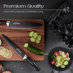 Knife Set, Amorston 21 Pieces Kitchen Knife Set - Image 8