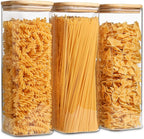 ComSaf Glass Spaghetti Pasta Storage Containers by ComSaf
