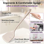 Onader Silicone Cooking Utensils Set, Heat Resistant Kitchen Gadgets Tools Set - Image 5