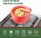 MINH LONG 3-Qt Porcelain Dutch Oven - Image 2