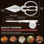 MAD SHARK Heavy Duty Kitchen Scissors, Dishwasher Safe All Purpose Kitchen - Image 5
