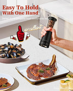 Electric Salt and Pepper Grinder Set - Image 6