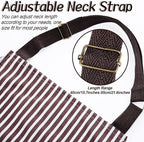 SATINIOR 3 Pieces Waterproof Bib Apron - Image 4