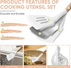 Herogo 5-Piece Cooking Utensils Set, Silicone Kitchen Utensils Set - Image 3