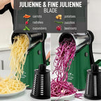 Zulay Kitchen Rotary Cheese Grater 5 Blade Cheese Shredder - Image 6