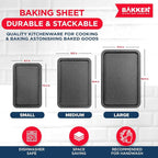 BAKKEN 3-Piece Kitchen Baking Pans - Image 2