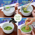 Matcha Whisk Set, Matcha Kit, Whisk Made from 100% Natural Bamboo, 11-component - Image 3