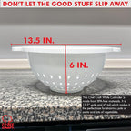 Chef Craft Select Plastic Deep Colander, 11x5 inch 5 quart - Image 4