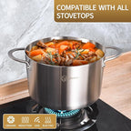 LOLYKITCH Tri-Ply 3 Quarts Stainless Steel Induction Cooking Pot, Small Stock - Image 3